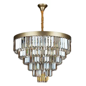 لوستر آب طلا تمام کریستال