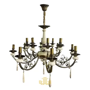 لوستر سنگ برنز آنتیک 1025/15