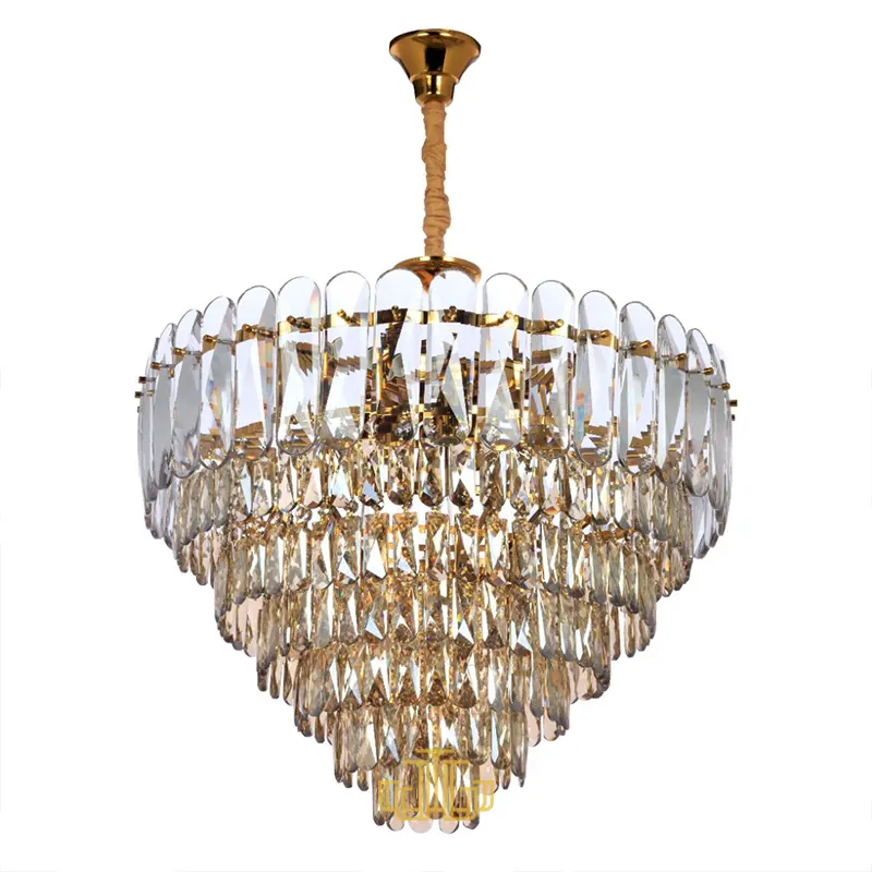 لوستر آب طلا تمام کریستال 9025/65